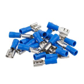 Terminal Pré-Isolado Fêmea Para Cabo 2,5mm² - Azul - 100 Unidades Terminal Pré-Isolado Fêmea Para Cabo 2,5mm² - Azul - 100 Unidades