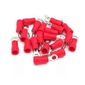Terminal Pré-Isolado Olhal Para Cabo 1,5mm² - Vermelho - 100 Unidades Terminal Pré-Isolado Olhal Para Cabo 1,5mm² - Vermelho - 100 Unidades