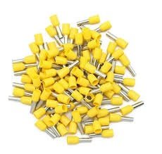 Terminal Tubular Ilhós 25,0mm² - Amarelo - 100 Unidades Terminal Tubular Ilhós 25,0mm² - Amarelo - 100 Unidades