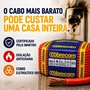 Cabo Flexivel 750V 1,5mm² Antichama - Vermelho - Cobrecom - Rolo 100m