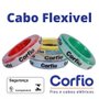 Cabo Flexivel 750V 2,5mm² Antichama - Verde -  Corfio - metro