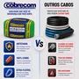 Cabo Flexivel 750V 6mm² Antichama - Verde - Cobrecom - Rolo 100m