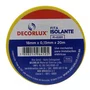 Fita Isolante 18MM x 20M - Decorlux - Amarelo
