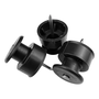 Kit C/ 10 Isolador Roldana Plástica 36x36