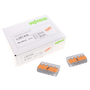 KIT C/ 15 Conectores WAGO Legítimo 221-615 - 5 Pólos - Até 6mm²