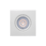 Luminaria Led Spot Embutir Quadrado PAR20 7W 2700K - RomaLux - Branco Quente