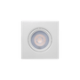 Luminaria Led Spot Embutir Quadrado MR11 3W 2700K - RomaLux - Branco Quente