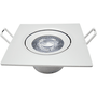 Luminária Led Spot de Embutir Quadrado MR11 3W 3000K - Branco Quente