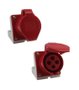 Tomada Industrial Sobrepor 3P+T 380V 16A 6H IP44