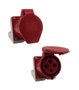 Tomada Industrial Sobrepor 3P+T 380V 32A 6H IP44